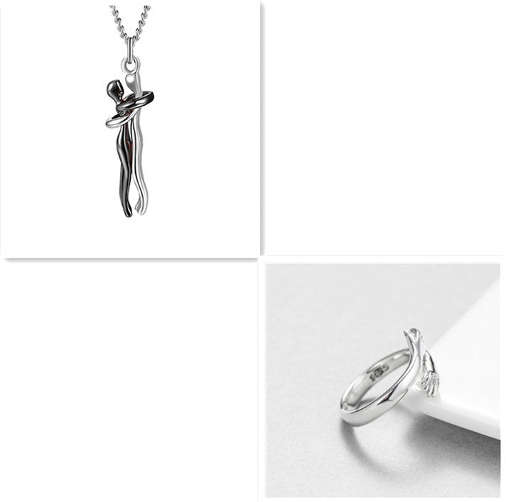 Love Hug Necklace Unisex Gift