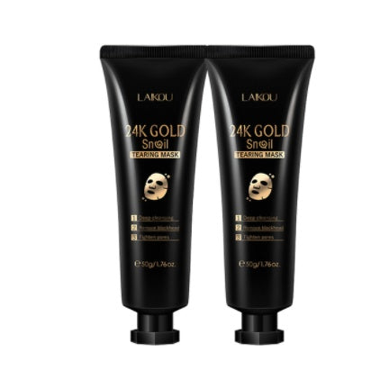 Gold Foil Snail Tear-Off Mask Care