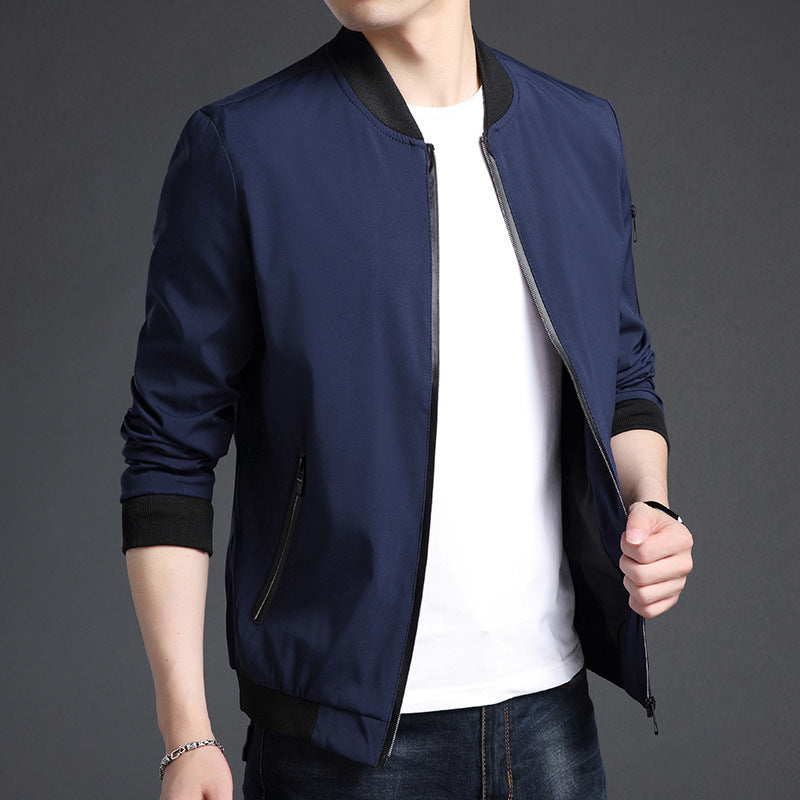 Korean-style Slim-fit Men's Coat