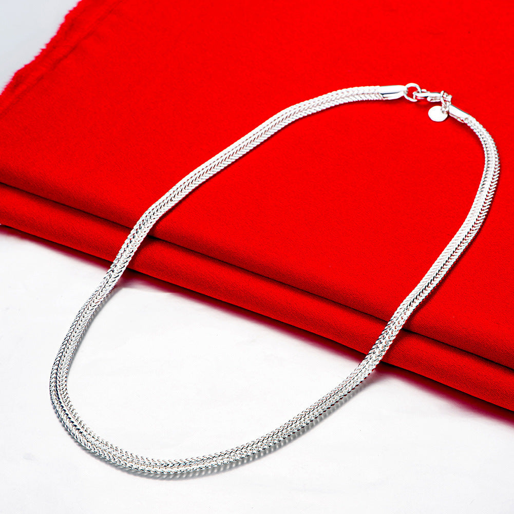 Fashion Snake Bone Necklace for Men & Women