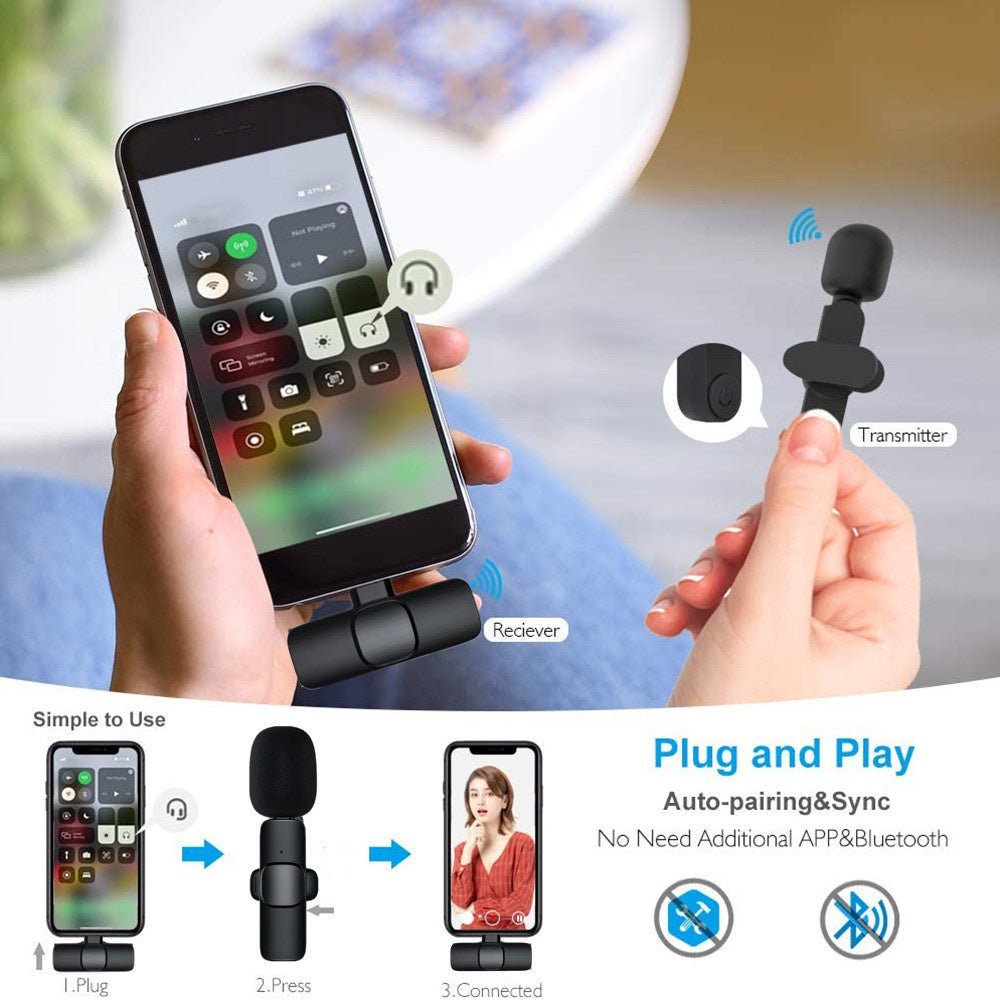 Wireless Lavalier Microphone Mini Mic