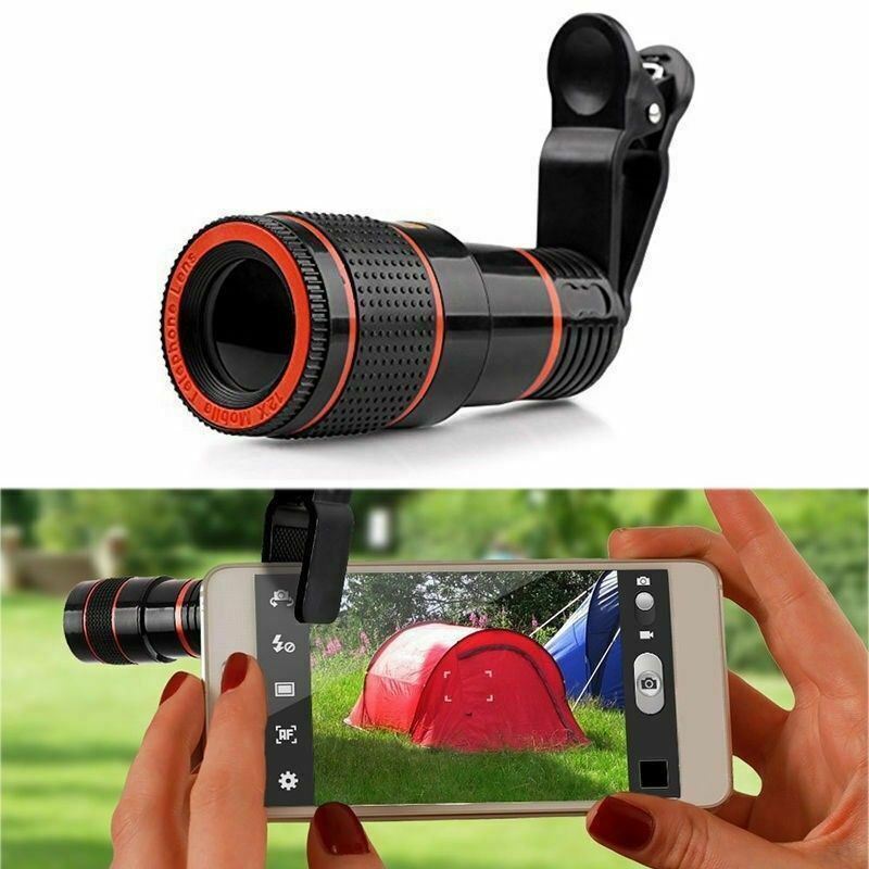 HD 8X Clip On Optical Zoom Lens