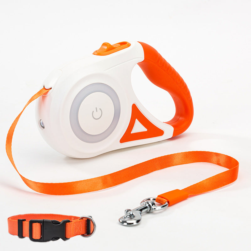 Dog Leash Retractable Collar Spotlight