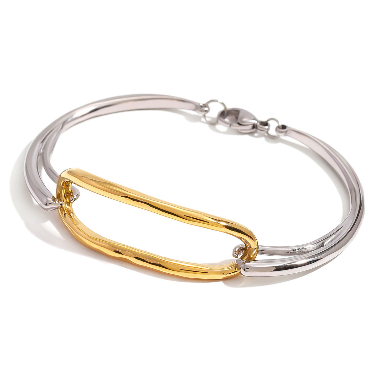 18K Stainless Steel Geometric Bracelet