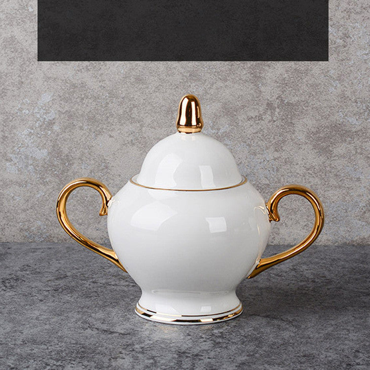 Gold-painted Coffee Cup & Tea Set