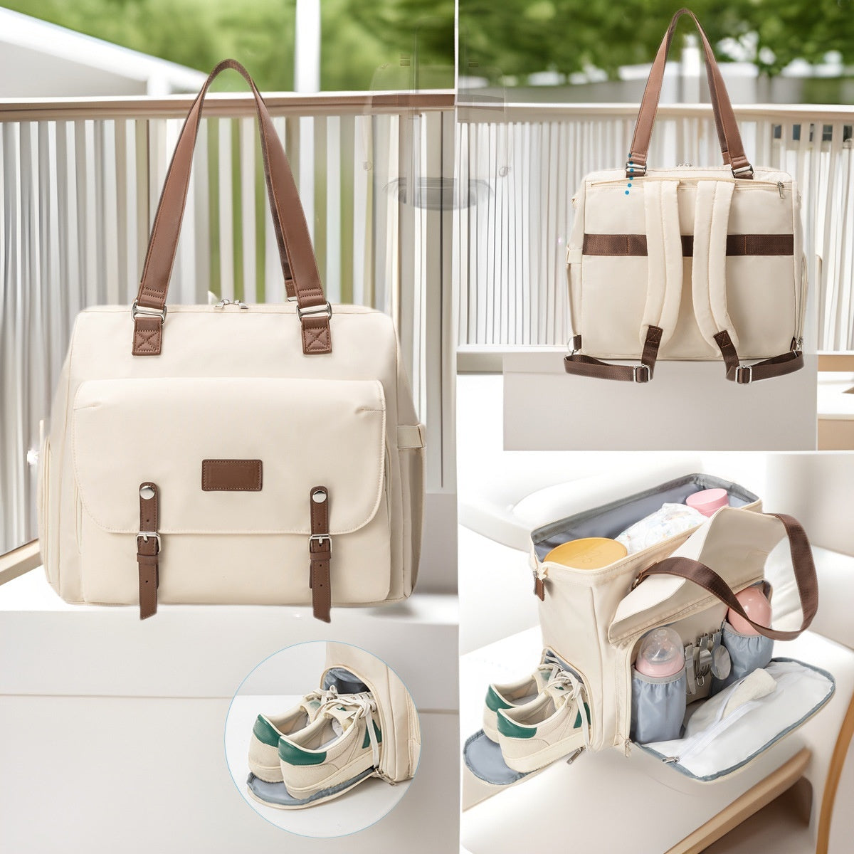 Mother And Baby Lightweight Double-shoulder Bag – Buys Center