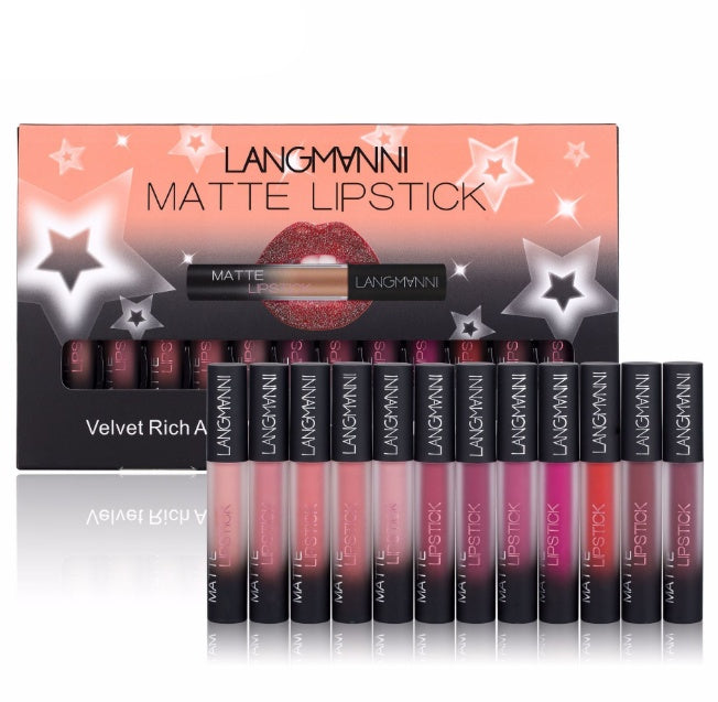 Matte Lipstick Waterproof Velvet Set