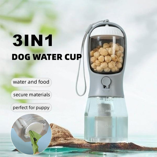 Dog Water Cup Three-in-one Pet Supply
