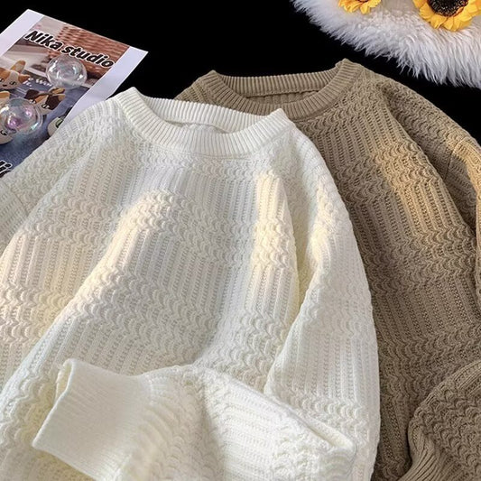 Round Neck Sweater Men's Autumn Wear