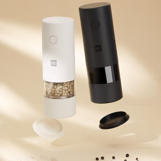 Electric Grinder Black Pepper Sea Salt