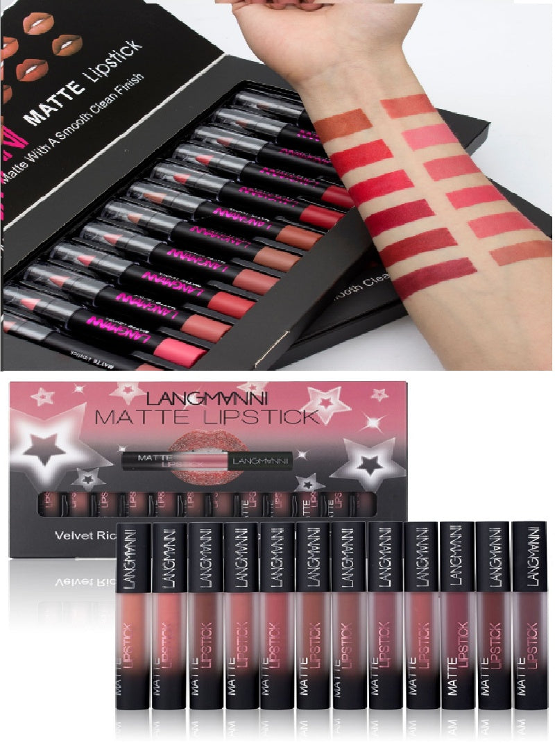 Matte Lipstick Waterproof Velvet Set