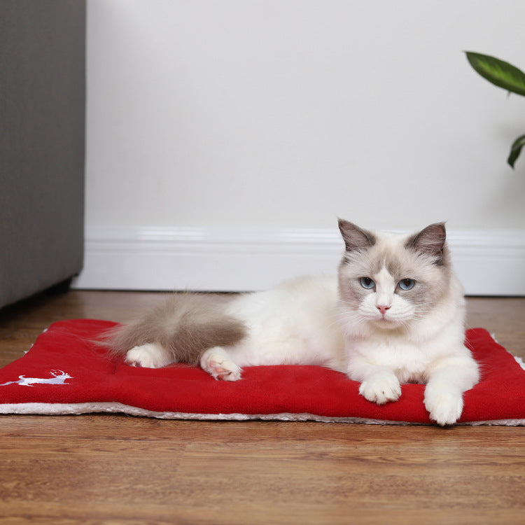 Christmas Pet Mat Super Soft Dog Mat