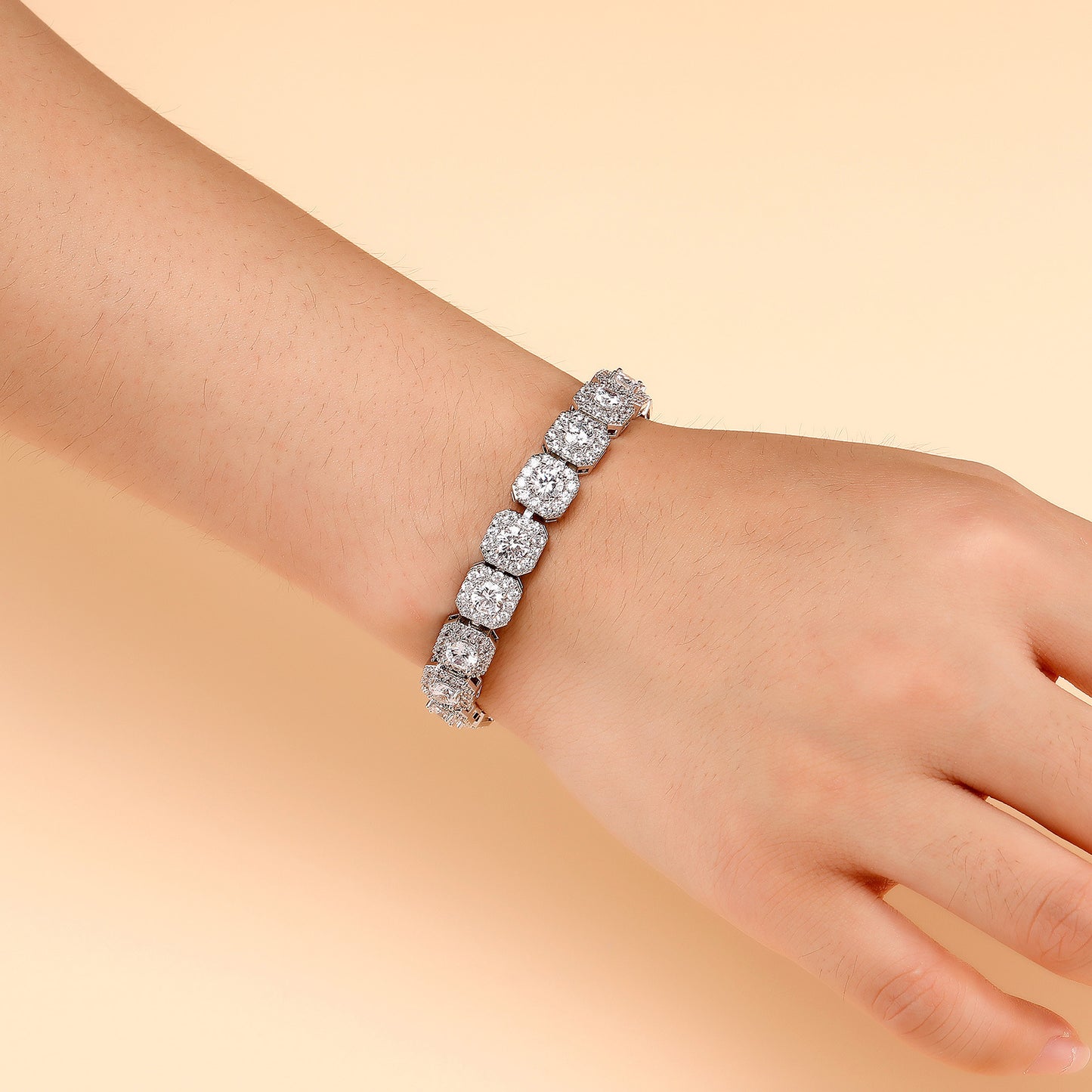Zircon Flip Trendy Men's Cuban Bracelet