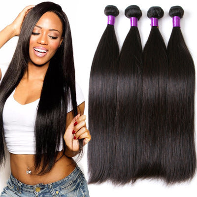 Human Hair Brazilian Straight Natural 1B