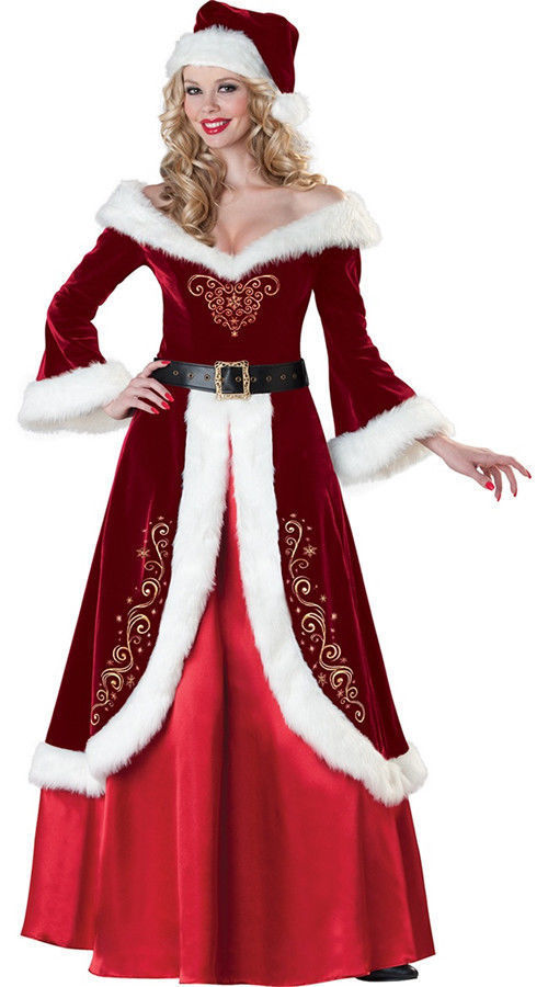 Santa Couple Costume Christmas Dress