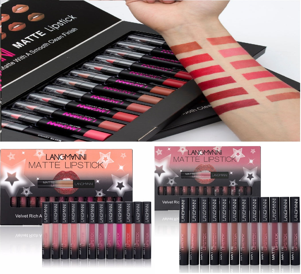 Matte Lipstick Waterproof Velvet Set