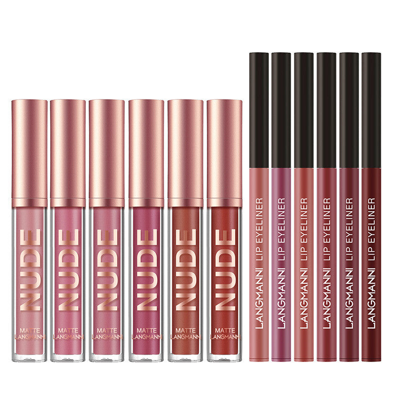 Lip Liner and Matte Lipstick 12-Piece Set