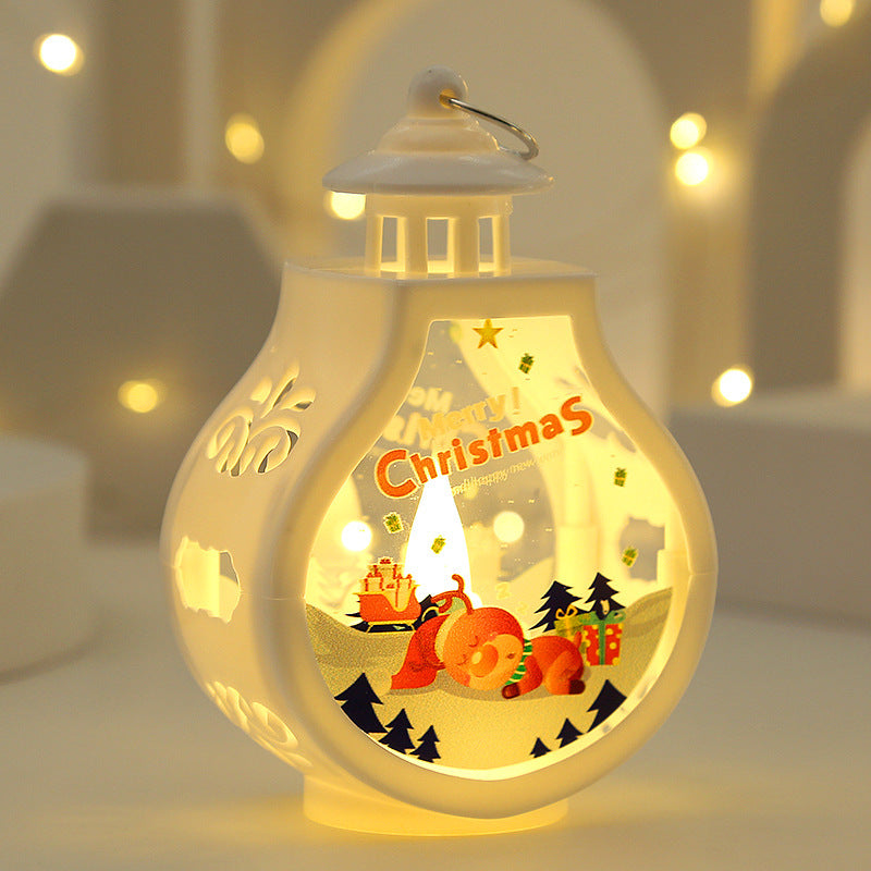 Christmas Candle Lamp Romantic Decor