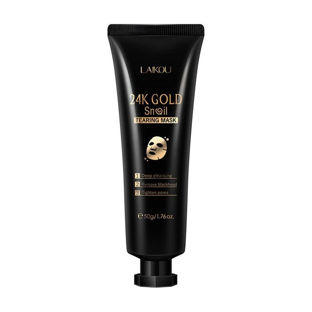 Gold Foil Snail Tear-Off Mask Care