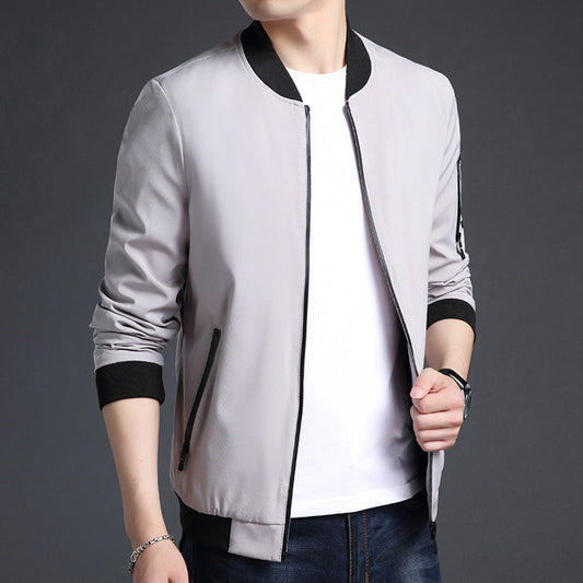 Korean-style Slim-fit Men's Coat