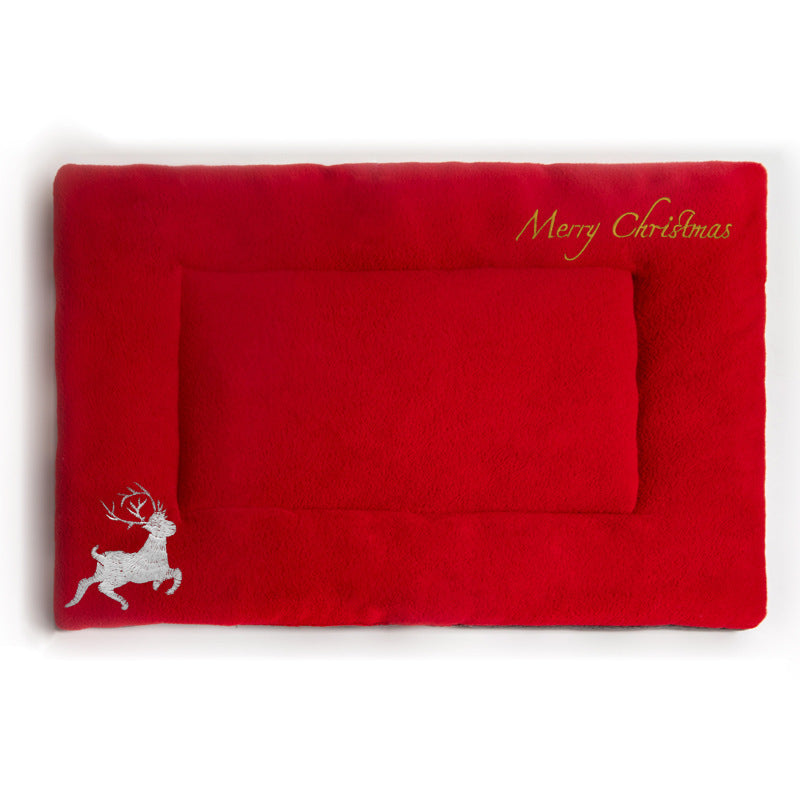 Christmas Pet Mat Super Soft Dog Mat