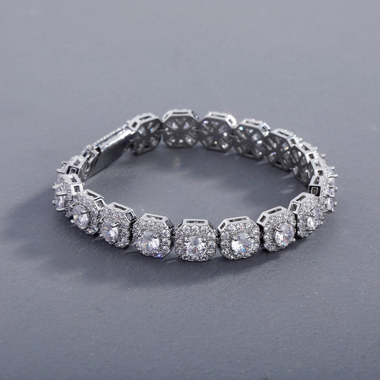 Zircon Flip Trendy Men's Cuban Bracelet
