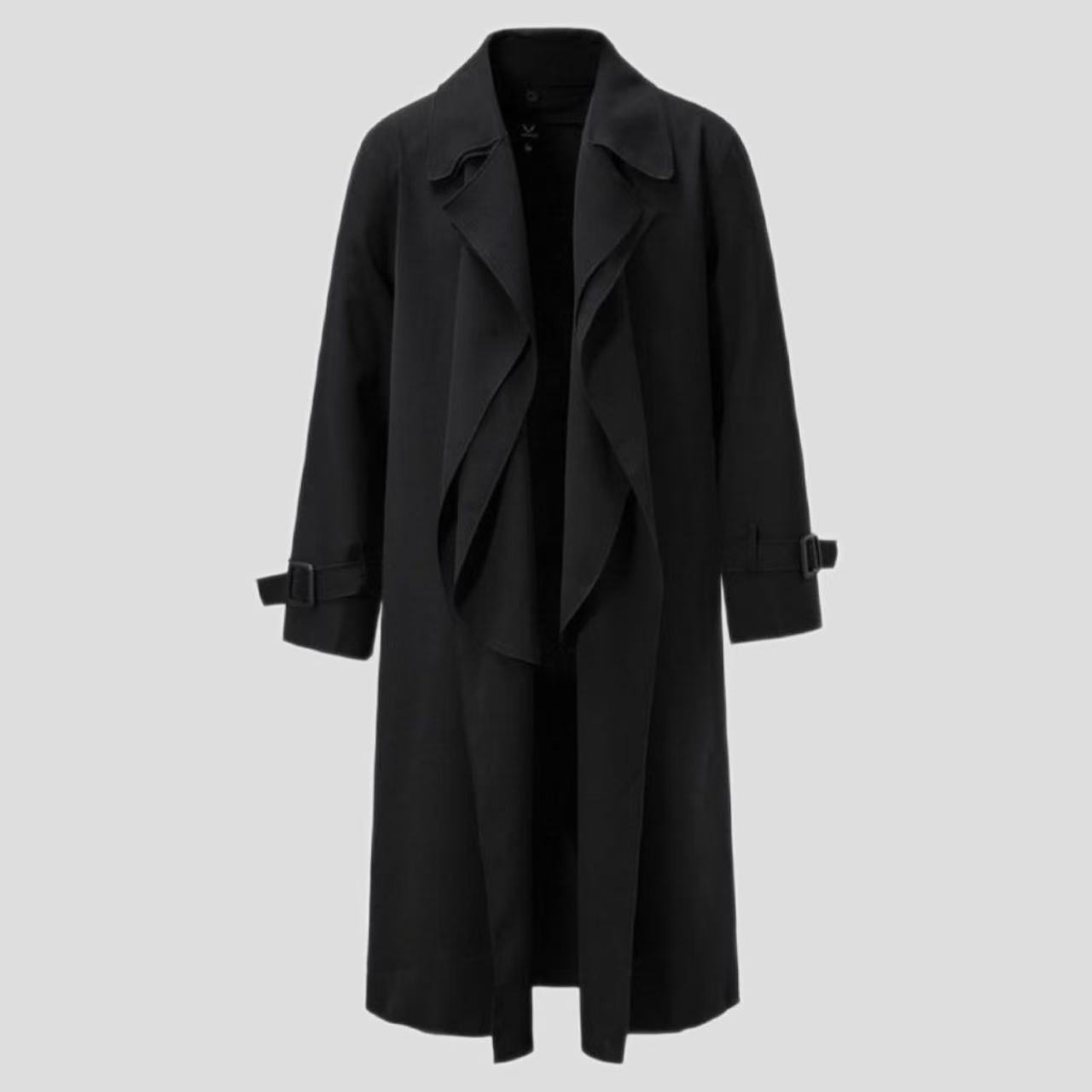 Men's Loose Cloak Coat Mid Trench