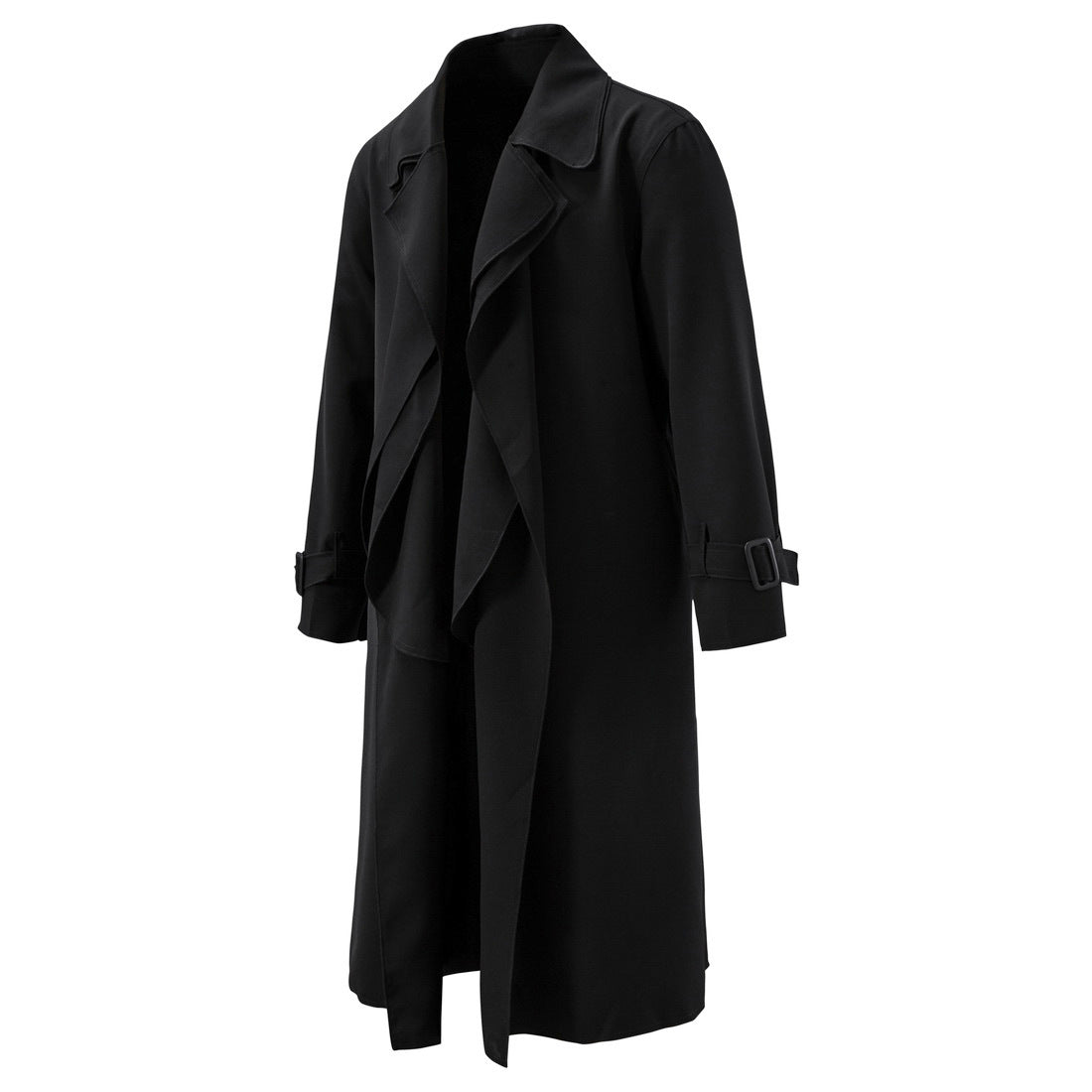 Men's Loose Cloak Coat Mid Trench