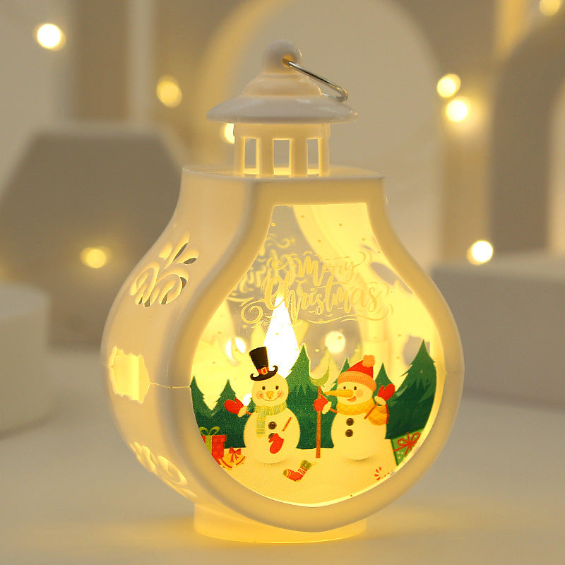 Christmas Candle Lamp Romantic Decor