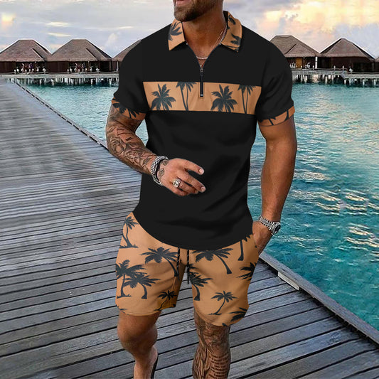 Summer New Men Casual Leisure Set