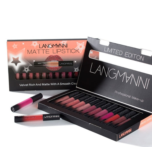 Matte Lipstick Waterproof Velvet Set